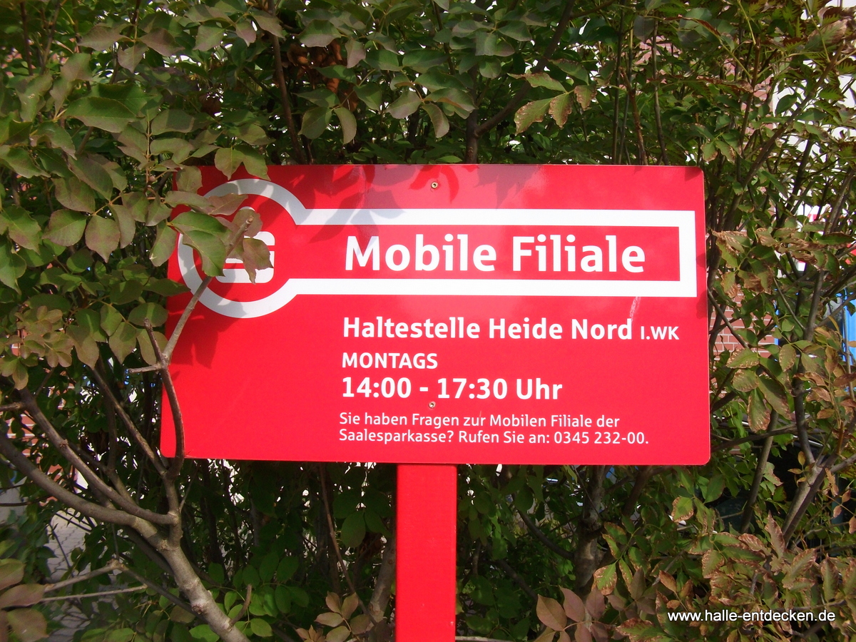 Mobile Geschäftsstelle der Saalesparkasse Halle (Saale)
