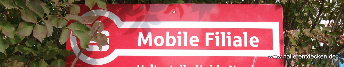 Mobile Geschäftsstelle der Saalesparkasse Halle (Saale)