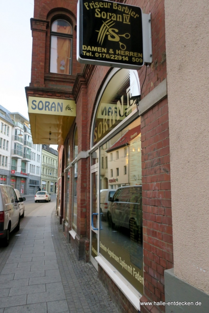 Friseur, Barbier Soran im Steinweg in Halle (Saale)