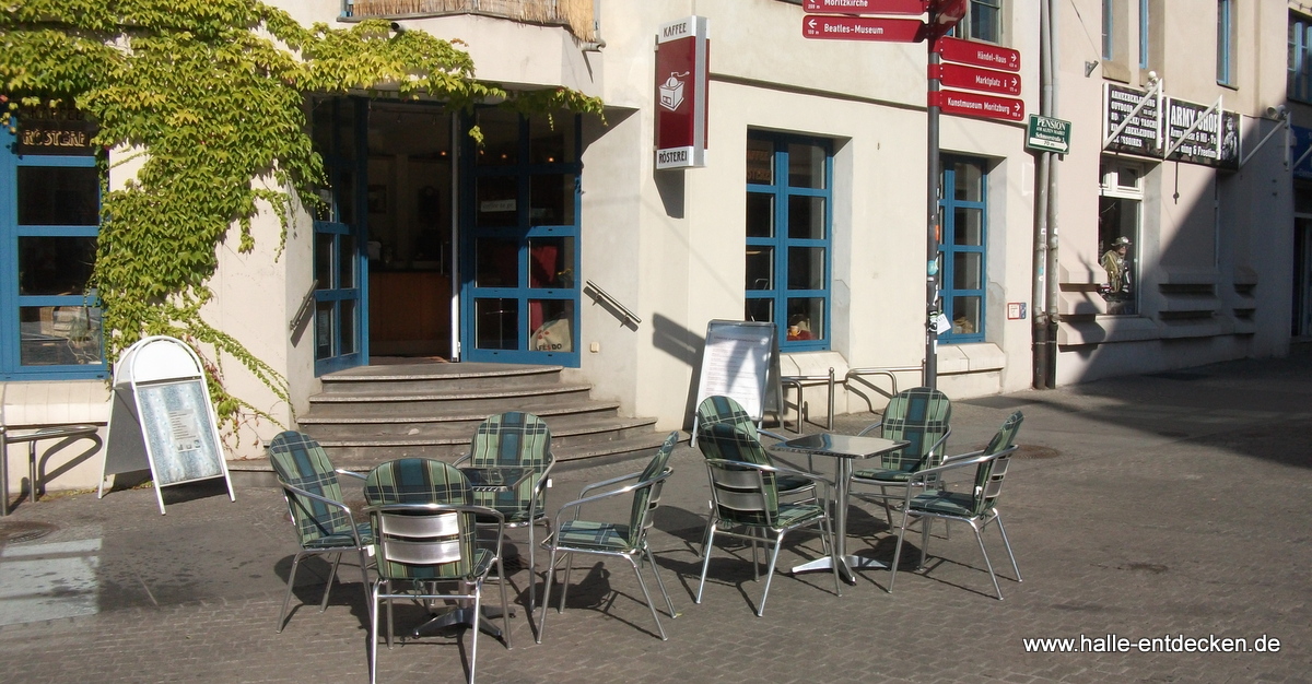 Kaffeerösterei am Alten Markt in Halle (Saale)