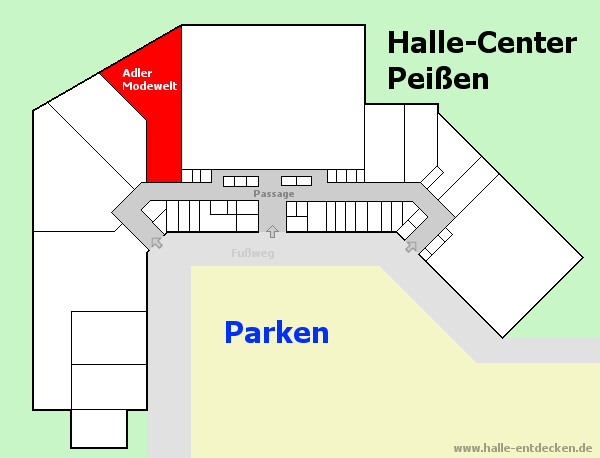 Halle-Center Peißen - Adler Modewelt