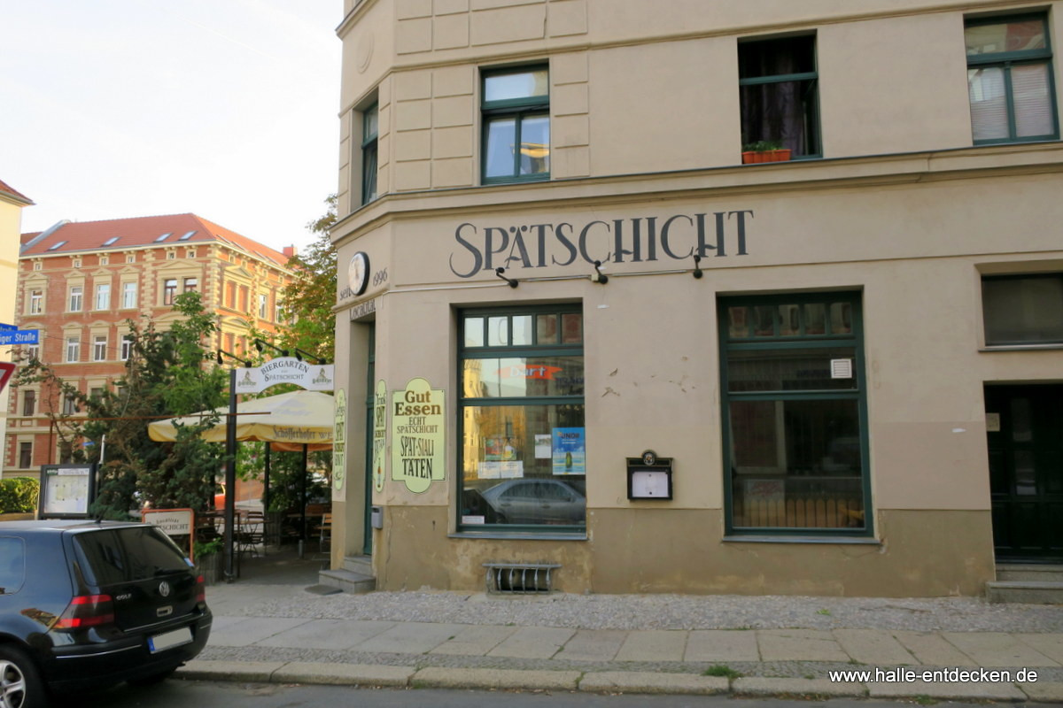 Localität Spätschicht in der Torstraße in Halle (Saale).