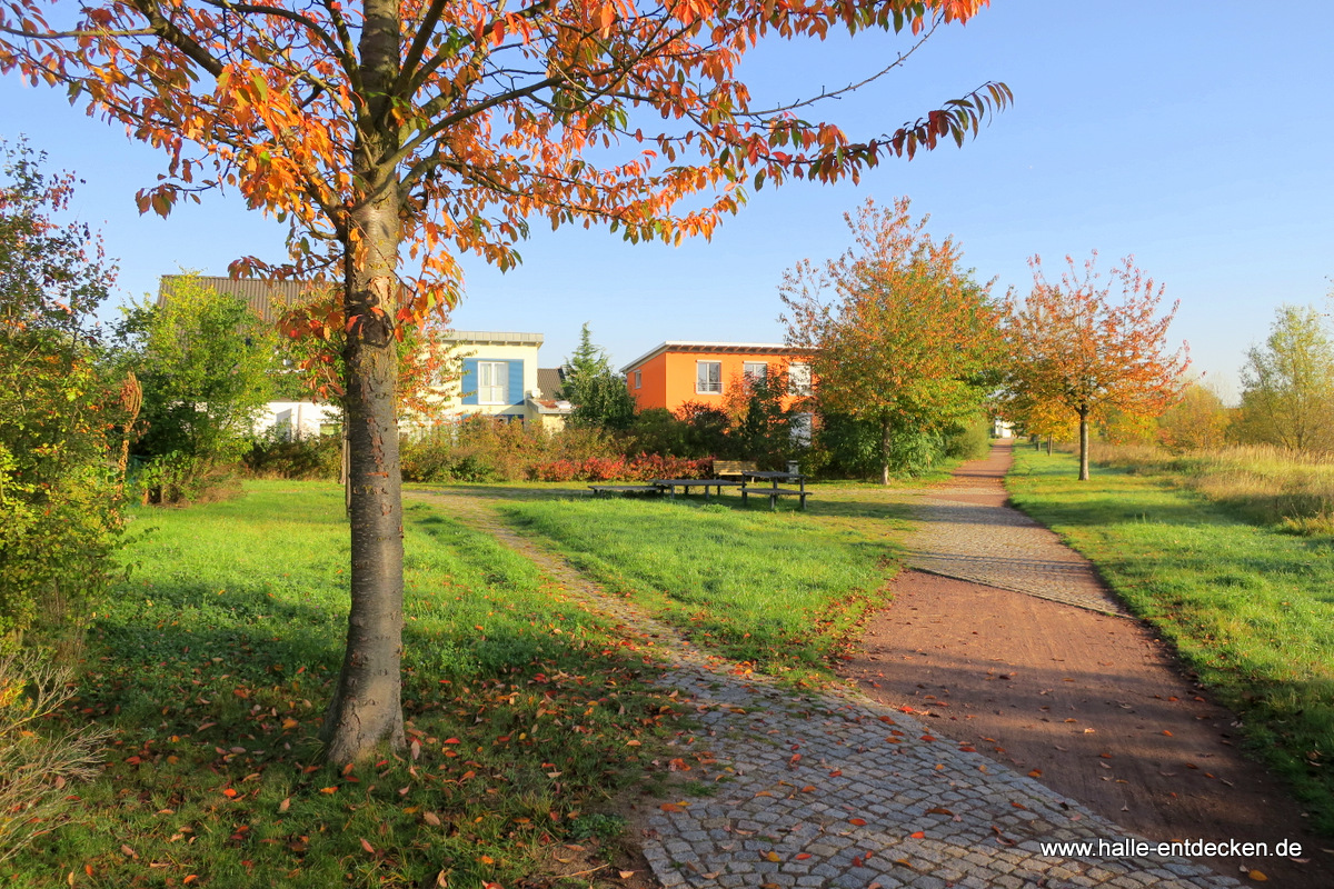 Zugang zum Topasweg in Heide-Süd