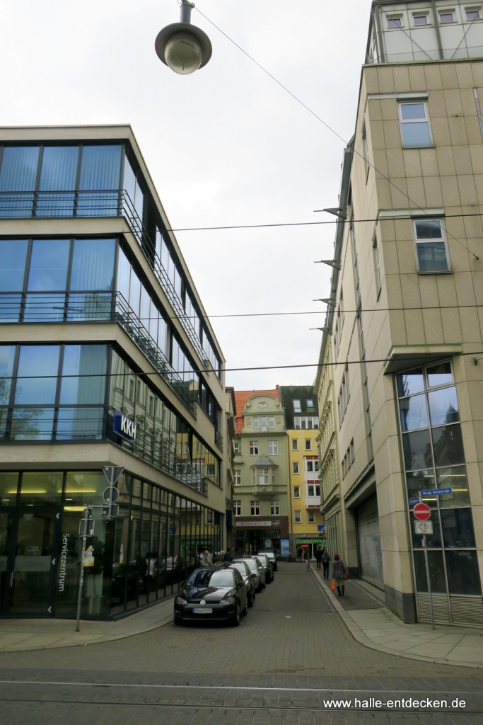 Blick zur Brüderstraße durch die Straße Neunhäuser.