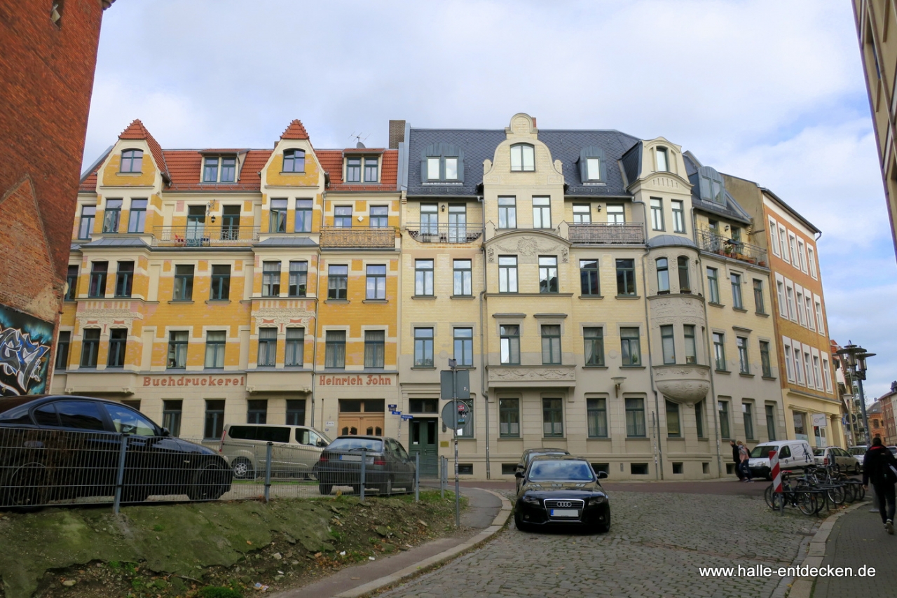 Blick aus der Scharrenstraße zum Harz und zum Weidenplan.