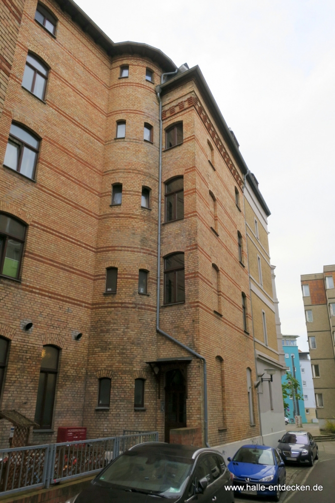 Rückseite eines Hauses der Hackebornstraße.