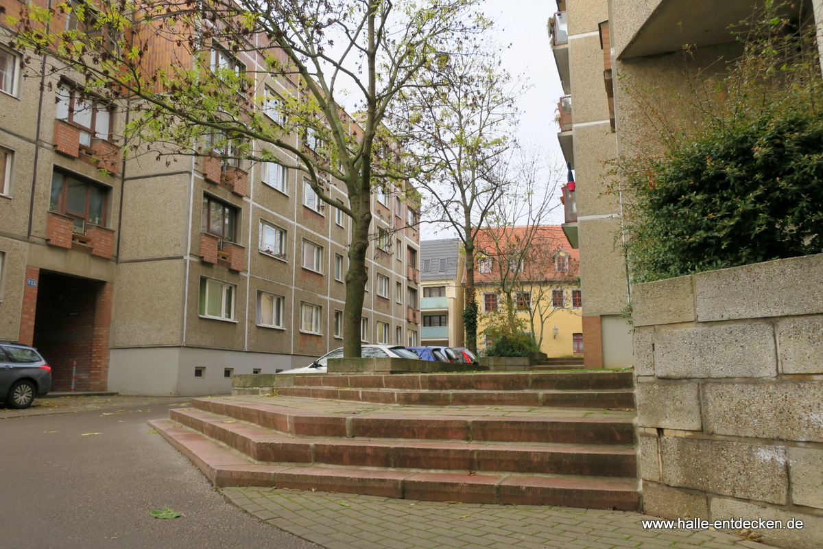 Treppe an der Ecke Salzstraße.