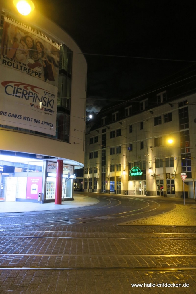 Blick zur Großen Steinstraße in Halle