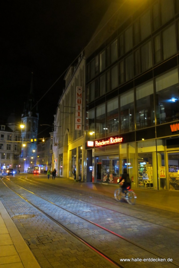 Blick in Richtung Markt und Roter Turm