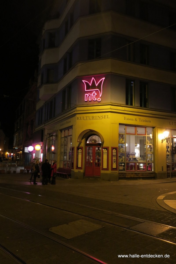 Cafe NT in Halle an der Ecke Große Ulrichstraße und Schulstraße