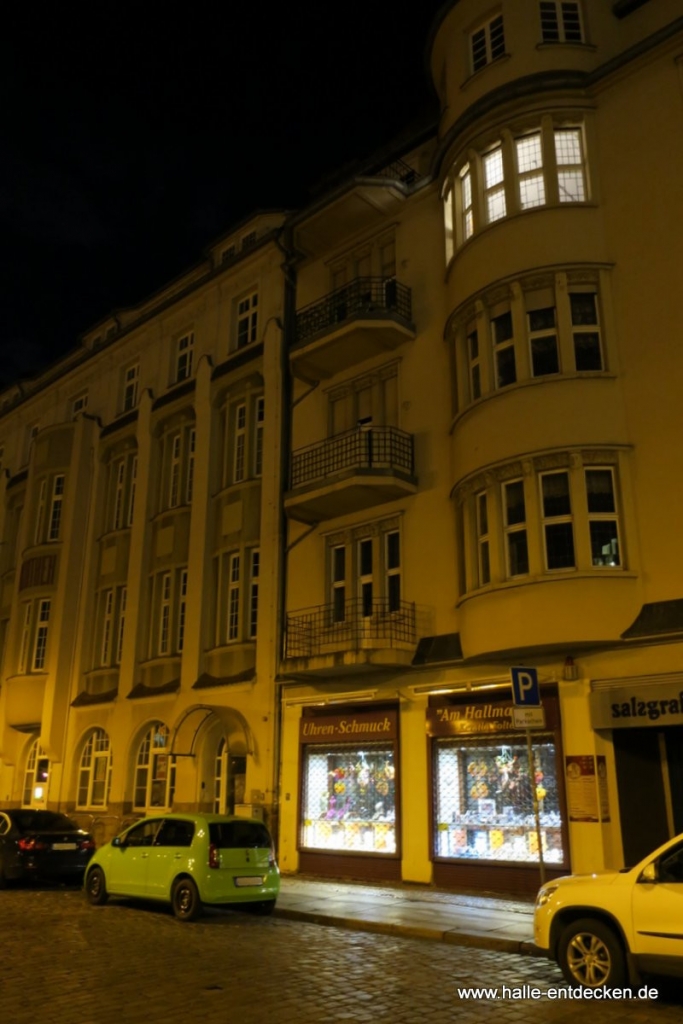 Ecke Salzgrafenstraße, Dreyhauptstraße und Hallorenring in Halle