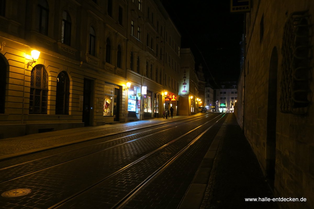 Entlang der Talamtstraße in Halle