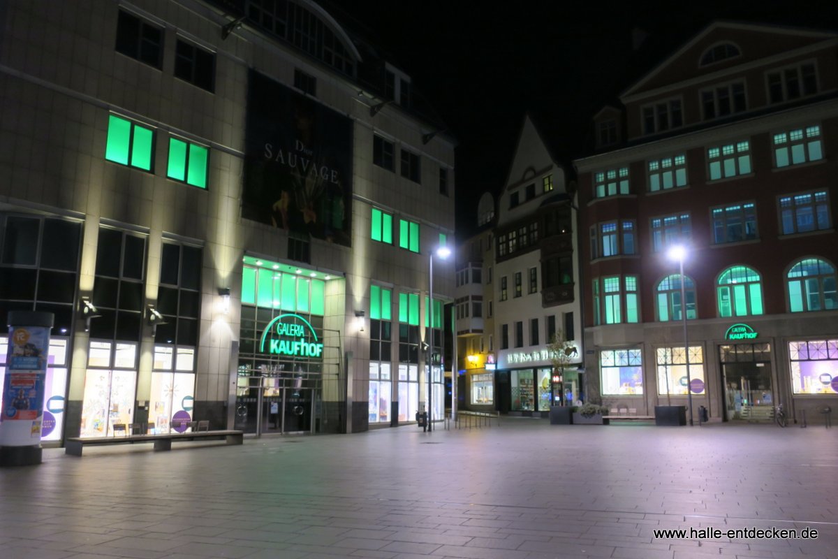 Beginn der Brüderstraße in Halle