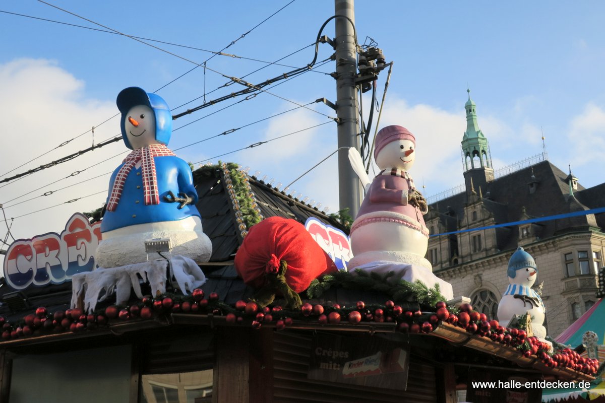 Keinen Schnee? Aber Schneemänner!