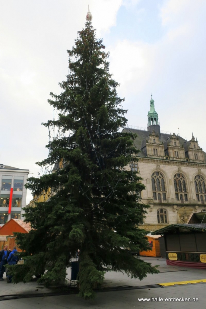 Weihnachtsbaum in Halle
