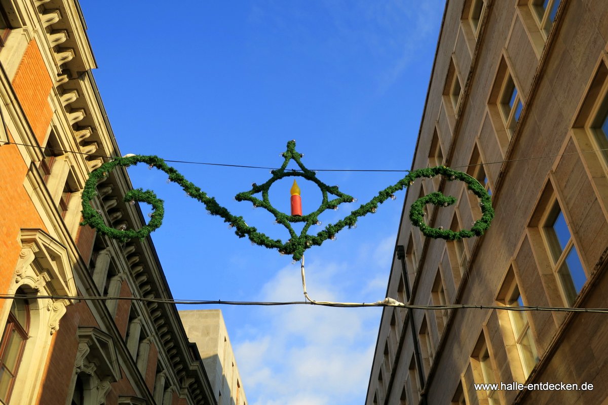 Ab 26.11. um 10 Uhr heißt es "Herzlich Willkommen auf Halles Weihnachtmarkt"