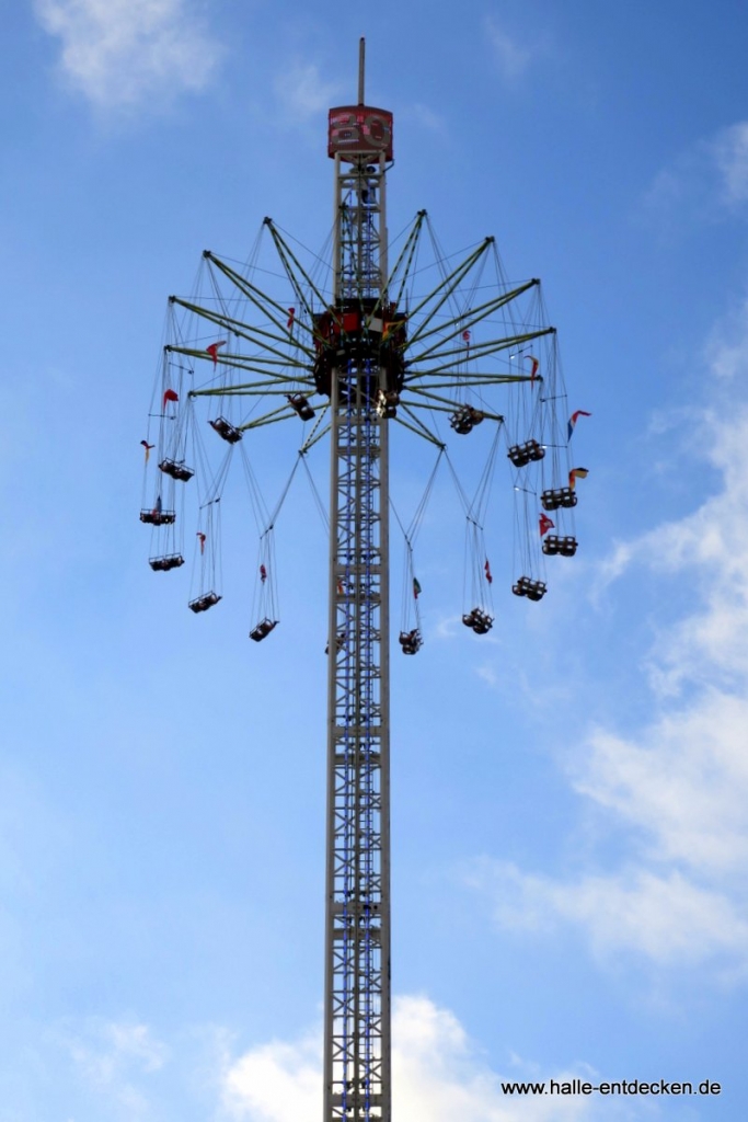 Kettenkarussell in 80 Metern Höhe