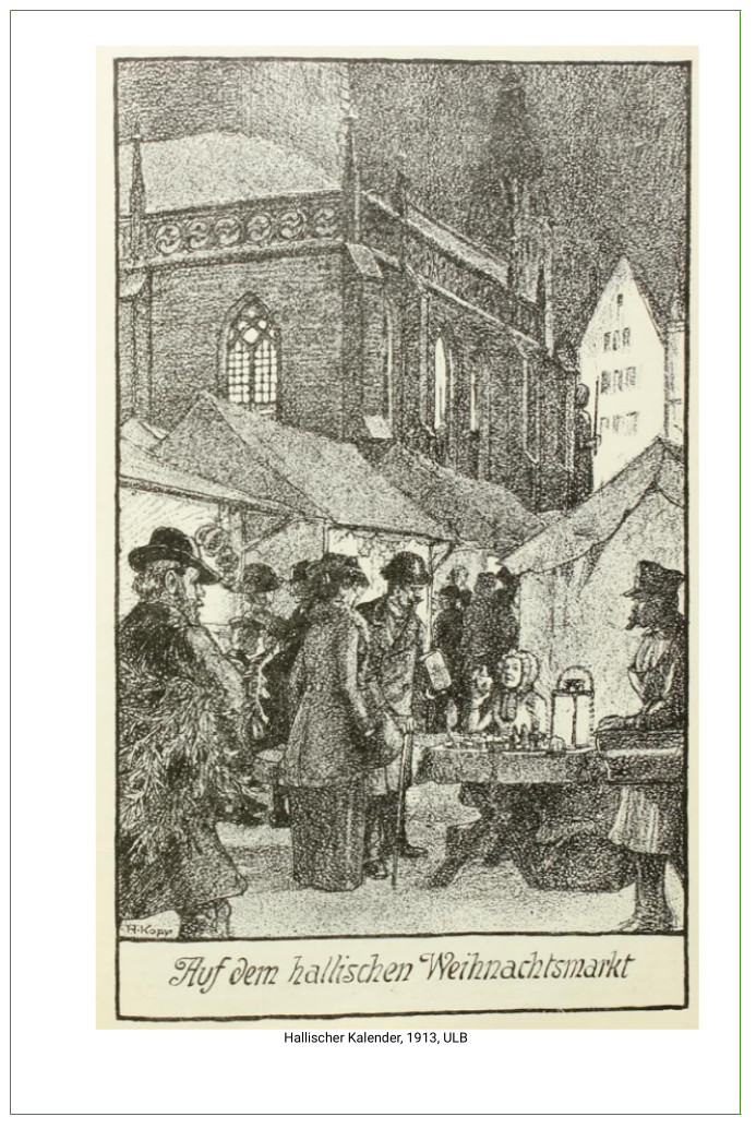 Dezemberbild des Hallischen Kalender 1913