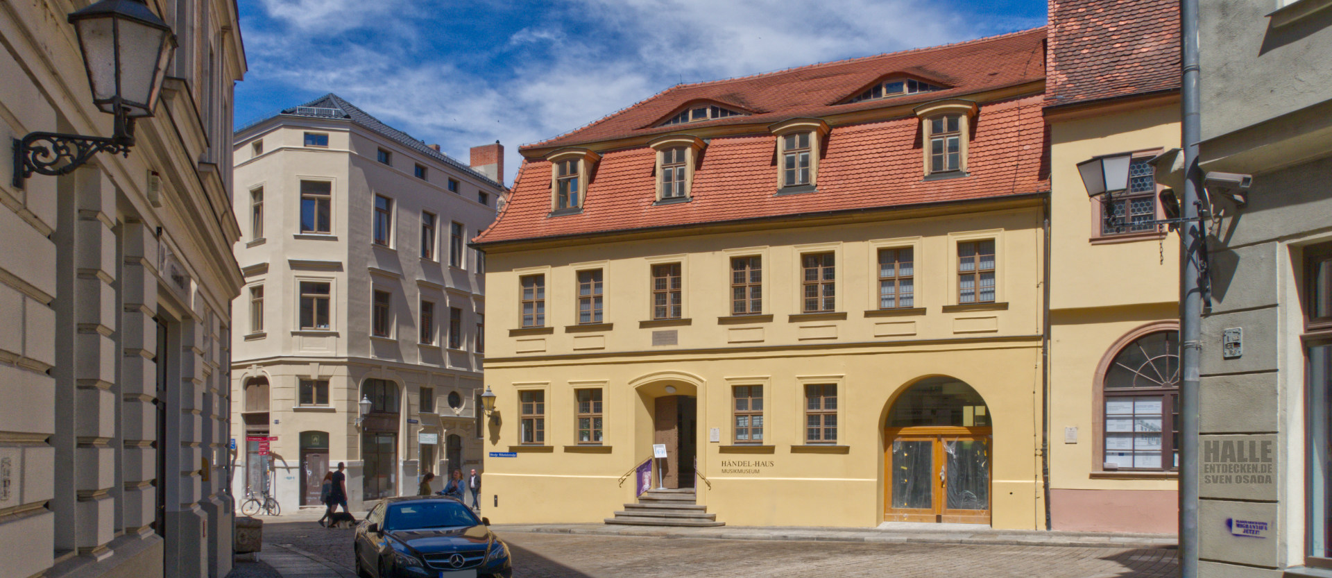 Das Händelhaus in Halle (Saale). Museum und Geburtshaus von Georg Friedrich Händel.