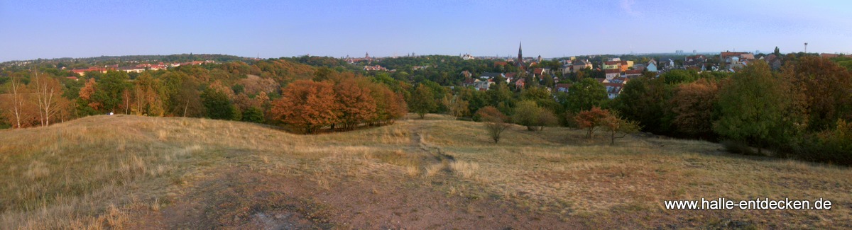 Blick vom Ochsenberg Halle (Saale) - Kröllwitz