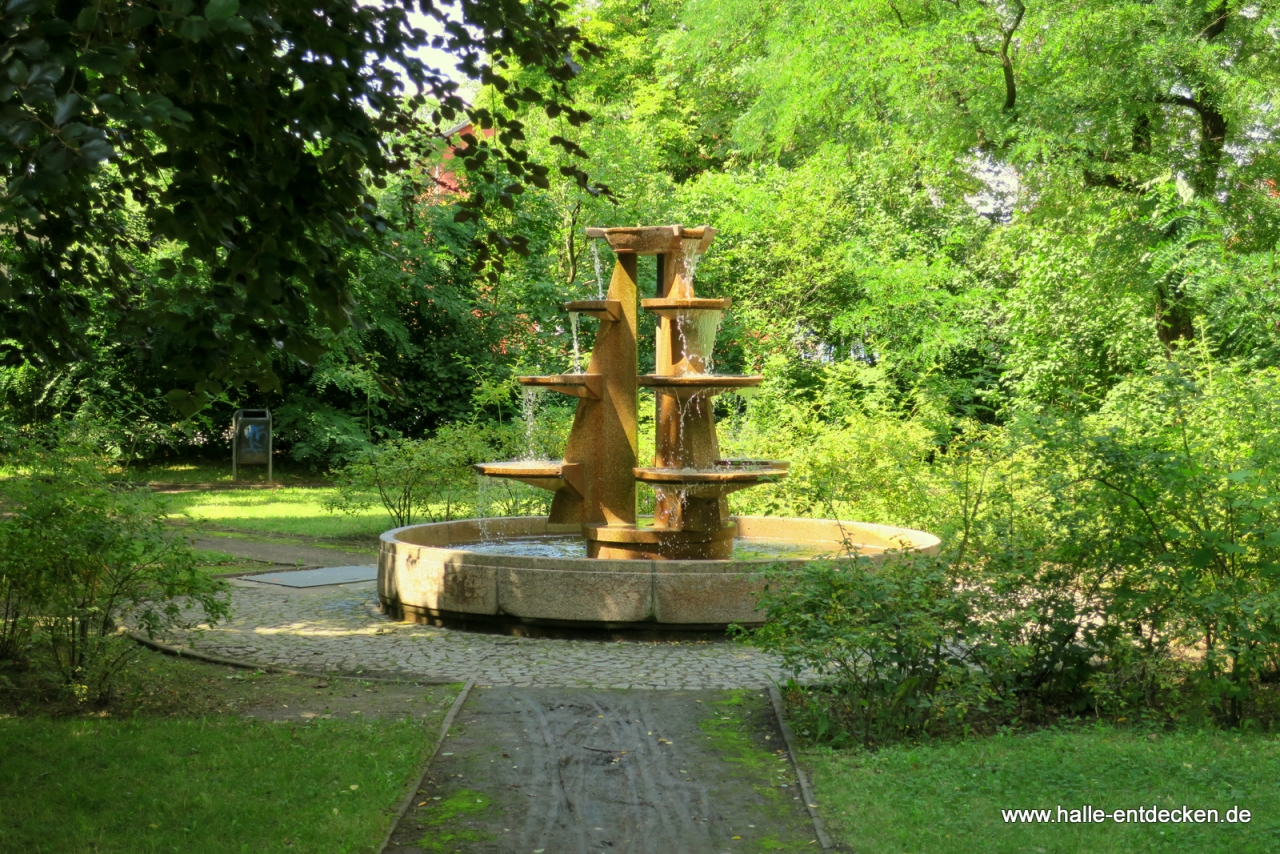 Der Brunnen in Radewell in Halle (Saale)