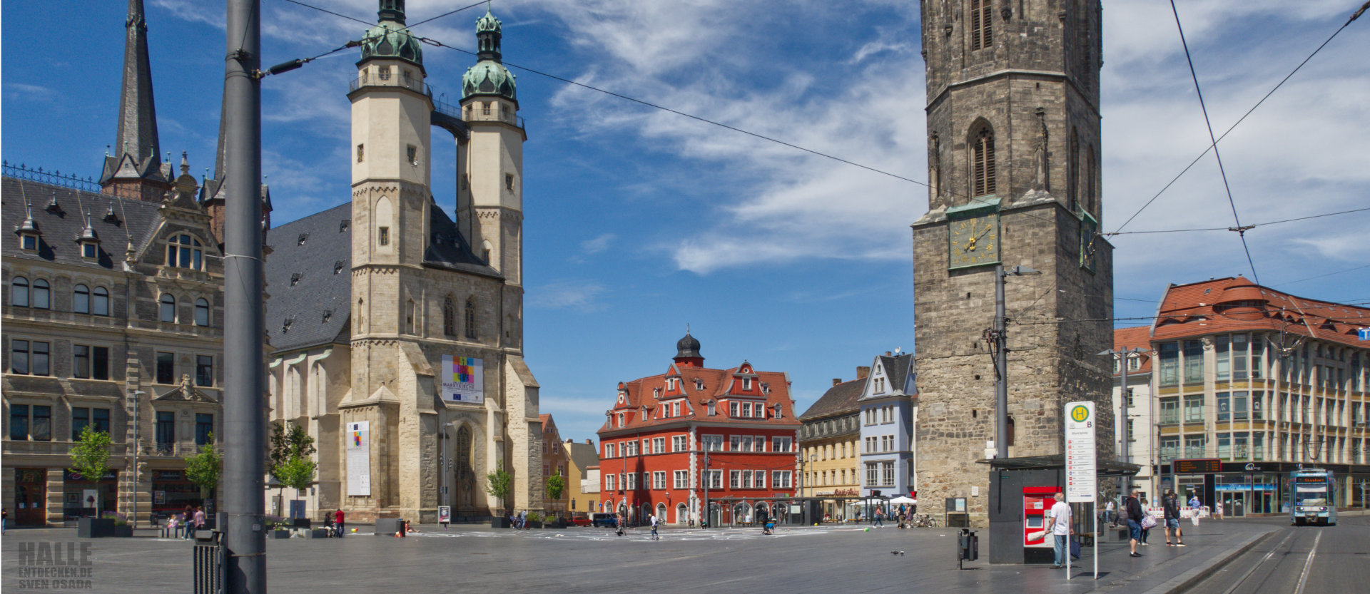 Das Marktschlösschen vom Ausgang der Schmeerstraße gesehen.