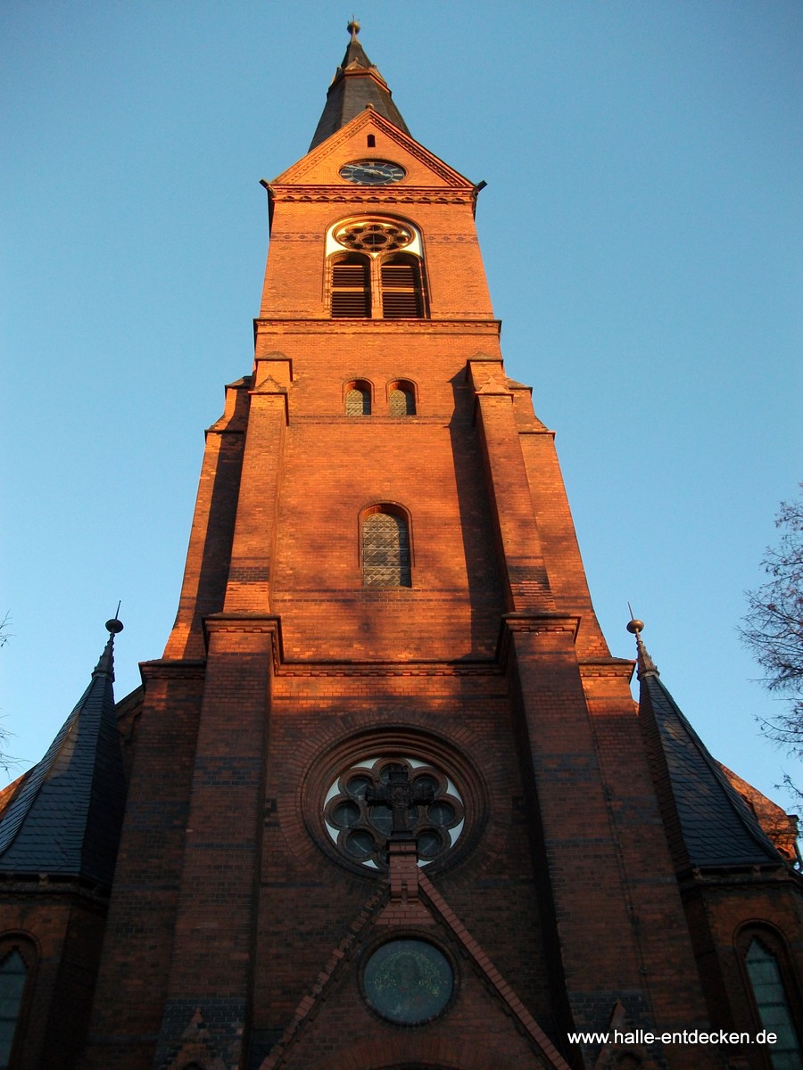 Die Johanneskirche in Halle (Saale) - Turm