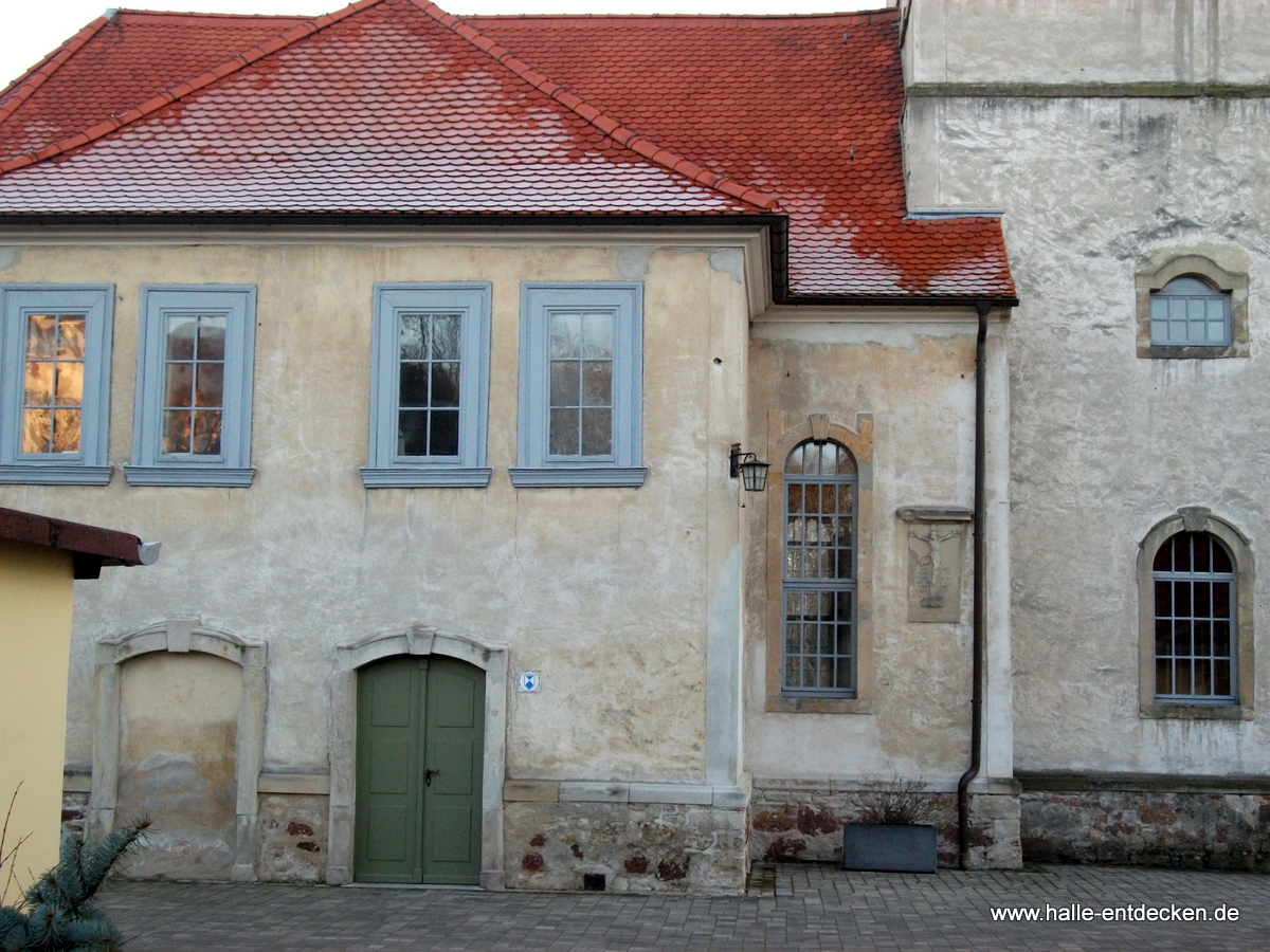 Kirche Passendorf am Südpark in Halle-Neustadt - Detail