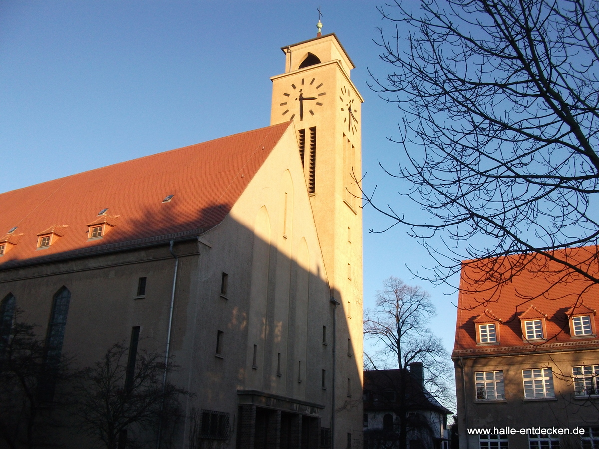 Die Lutherkirche in Halle (Saale)