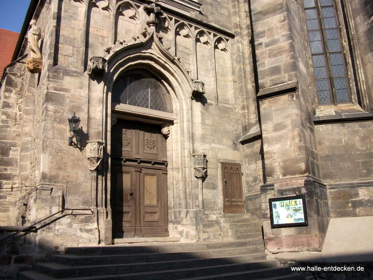 Kirche Sankt Moritz in Halle (Saale) - Portal