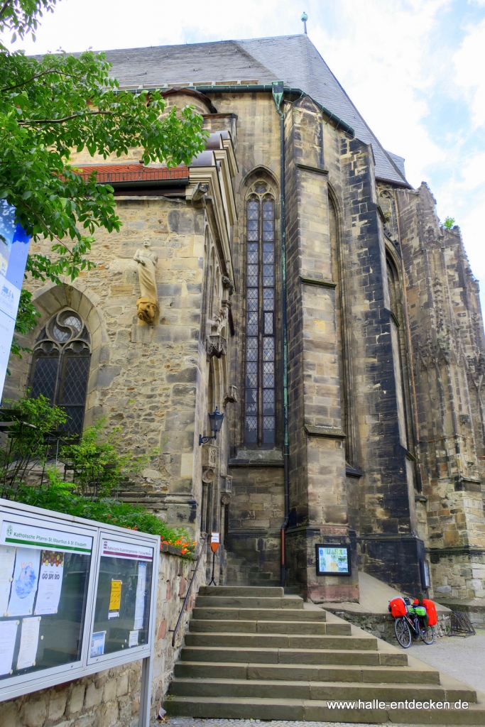Portal der Sankt Moritz Kirche in Halle (Saale)