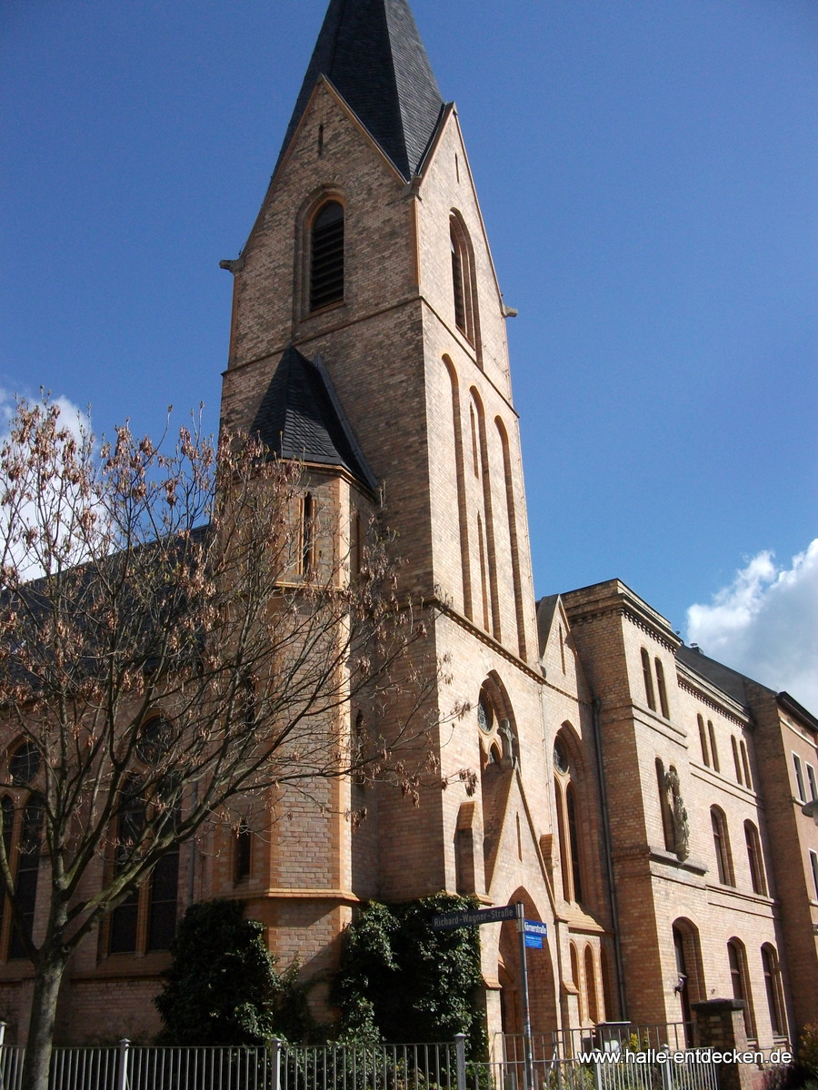 Kirche Sankt Norbert - Detailansicht des Turms