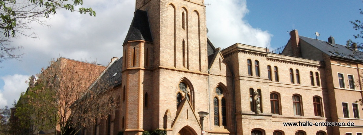 Kirche Sankt Norbert in Halle (Saale) - Detailansicht