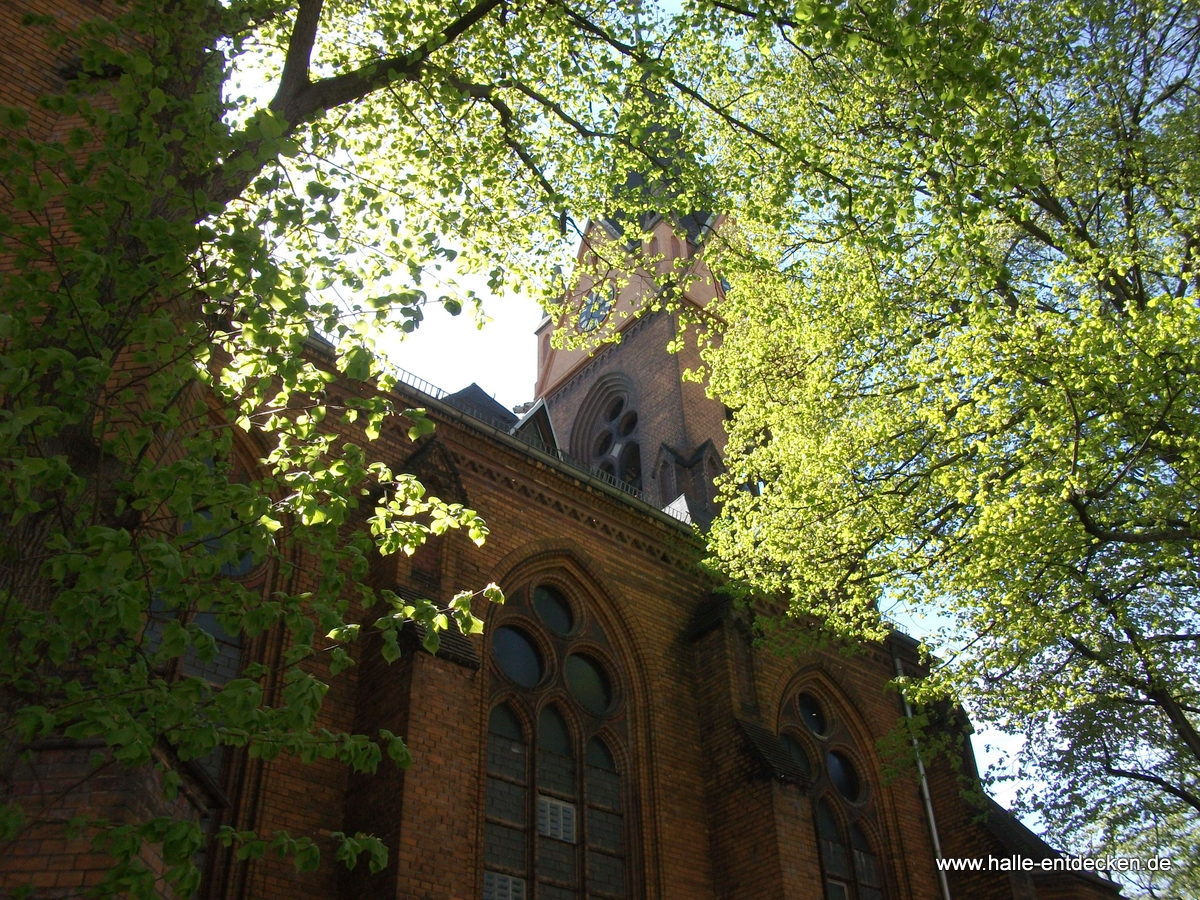 Stephanuskirche in Halle (Saale) - Detailansicht