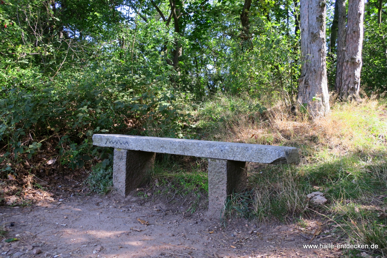 Eine Bank auf dem Galgenberg