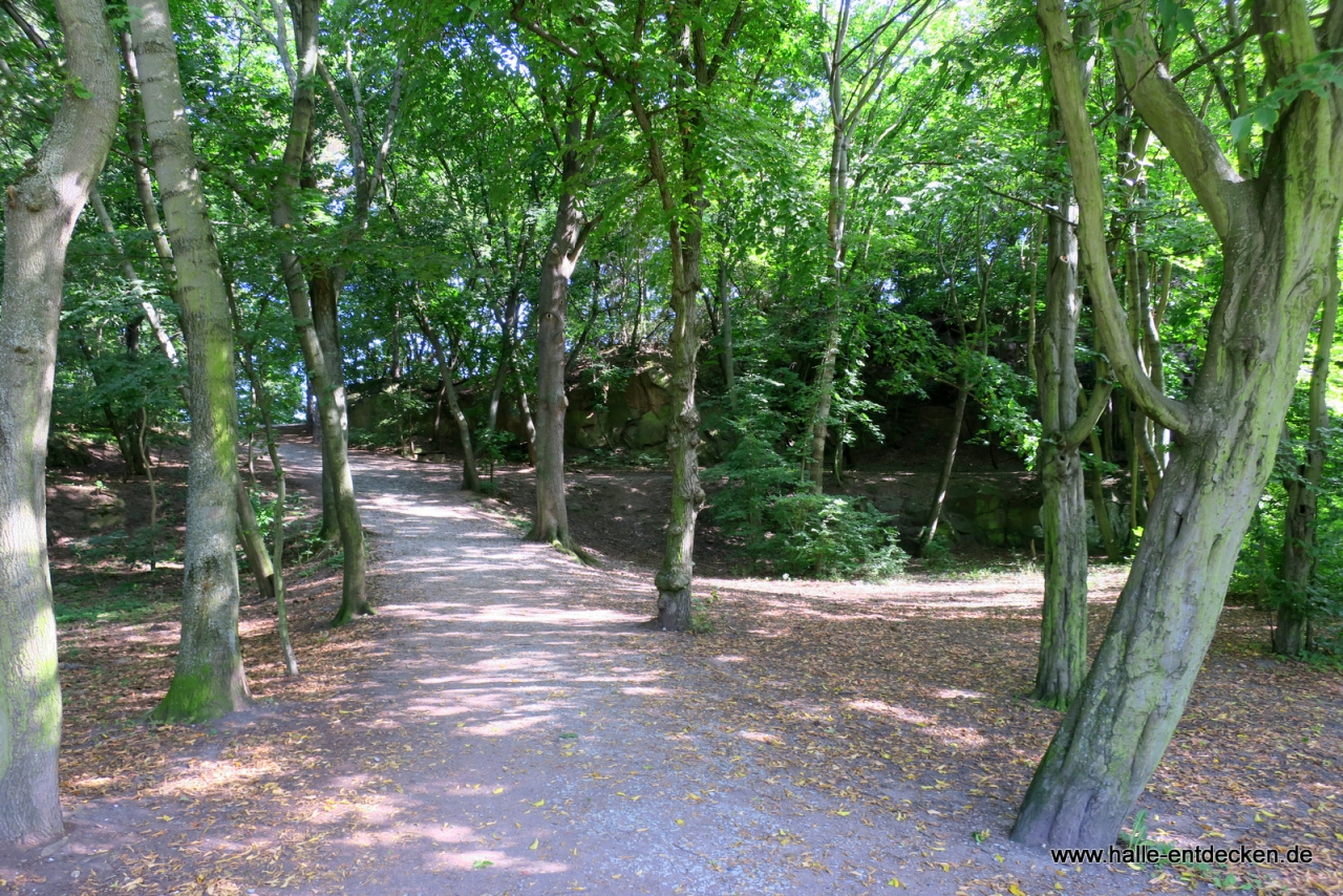 Zweiter Zugang zur Galgenbergschlucht.