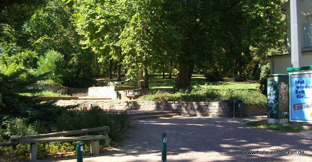 Heinrich-Heine-Park Eingang Burgstraße