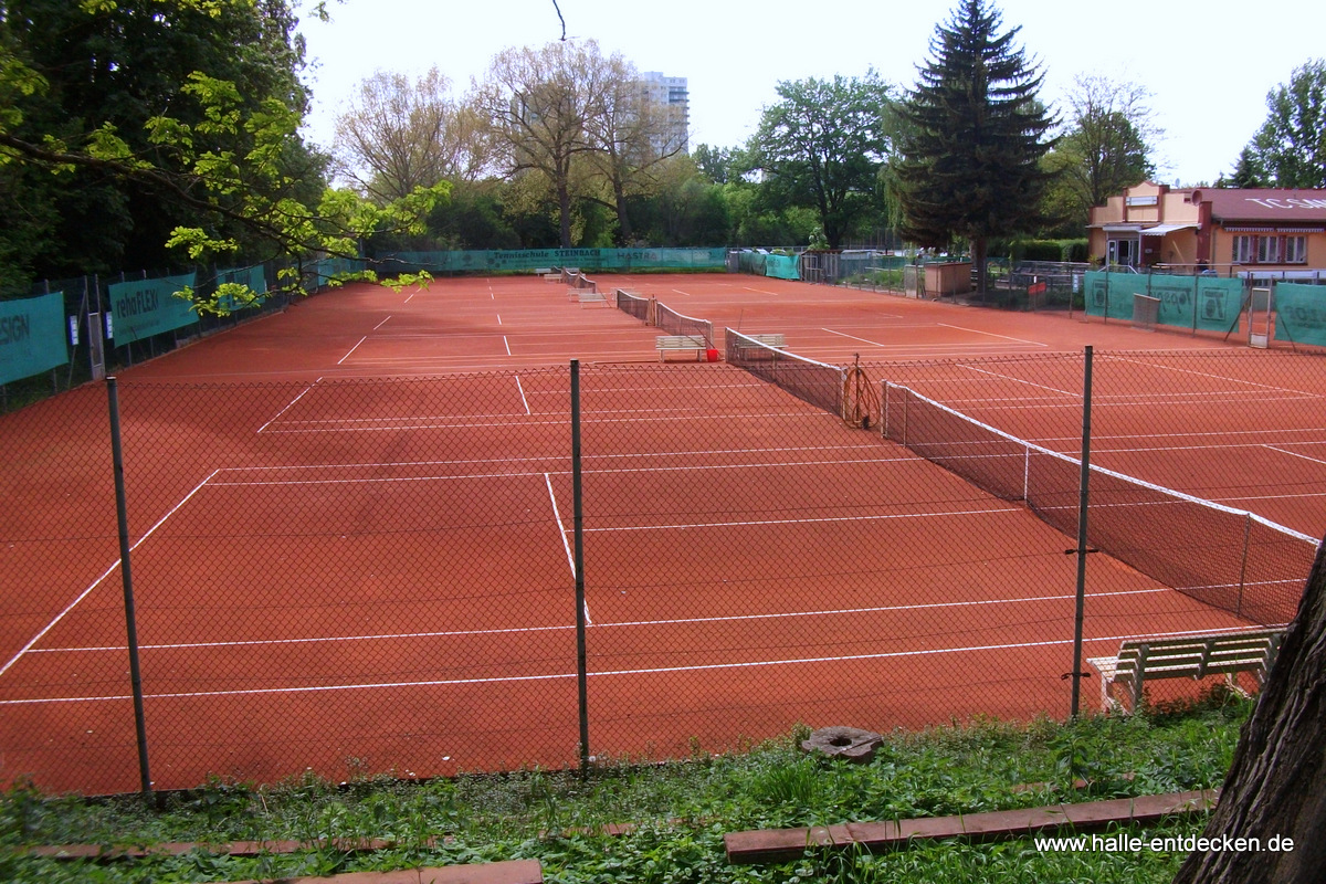 Tennisplätze auf dem Sandanger in Halle (Saale)
