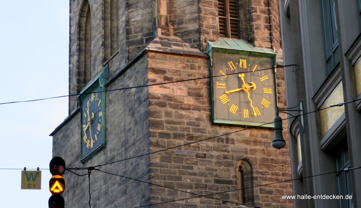 Roter Turm in Halle (Saale) auf dem Marktplatz