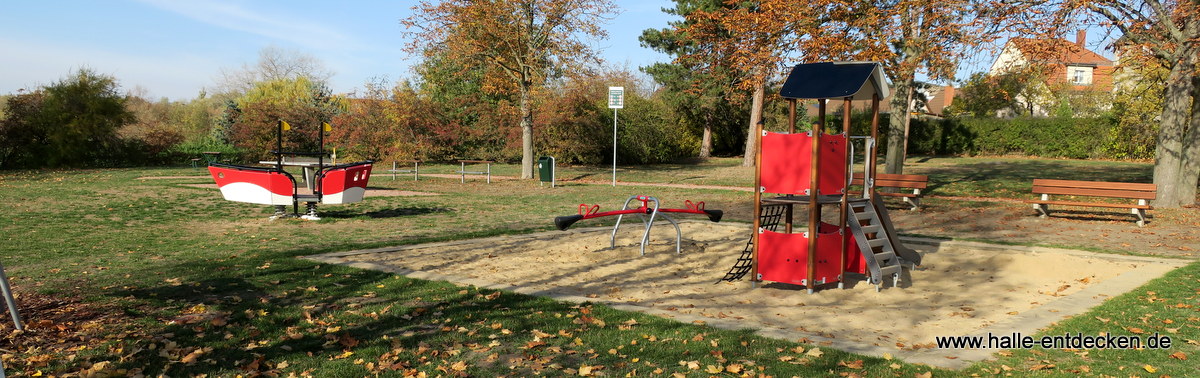 Spielplatz Elsteraue in Osendorf - Halle (Saale)
