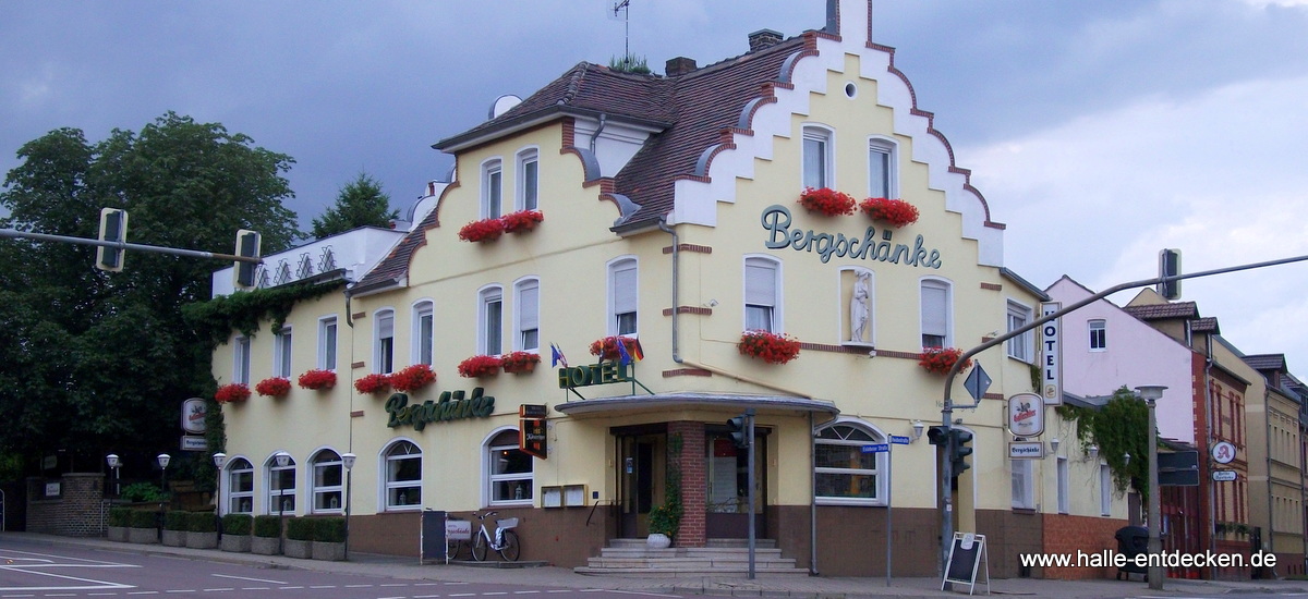 Hotel Bergschänke in der Eislebener Straße in Halle (Saale)