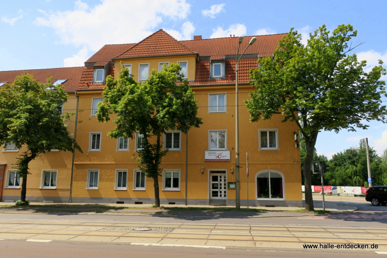 Hotel Eigen in der Merseburger Straße in Halle (Saale)