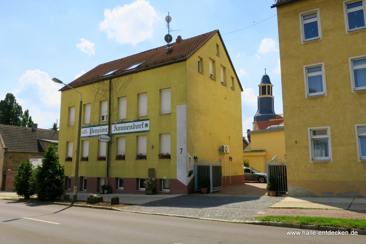 Pension Ammendorf in der Georgi-Dimitroff-Straße in Halle (Saale)