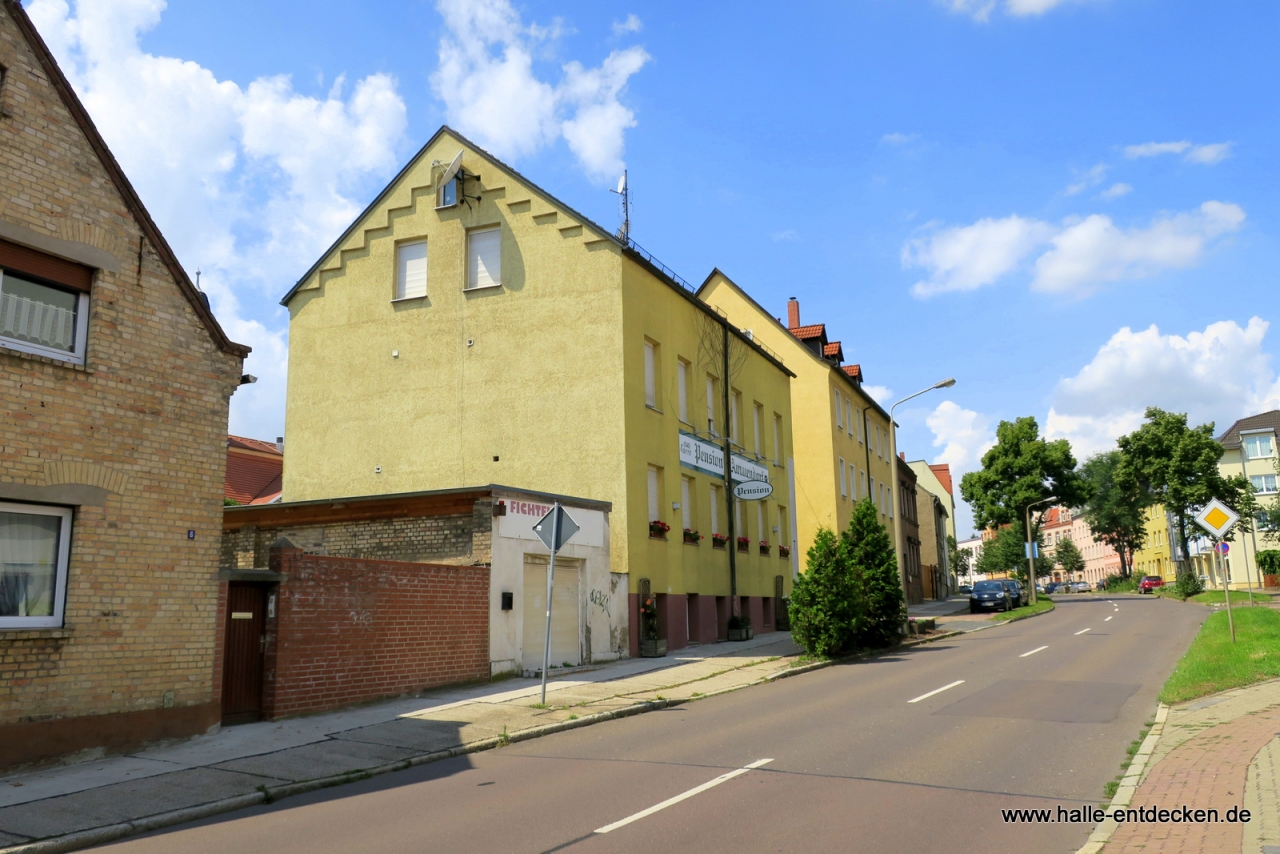 Pension Ammendorf in der Georgi-Dimitroff-Straße in Halle (Saale)