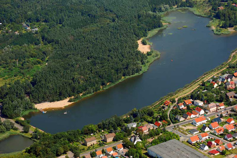 Heidebad Halle (Saale) - Luftbild