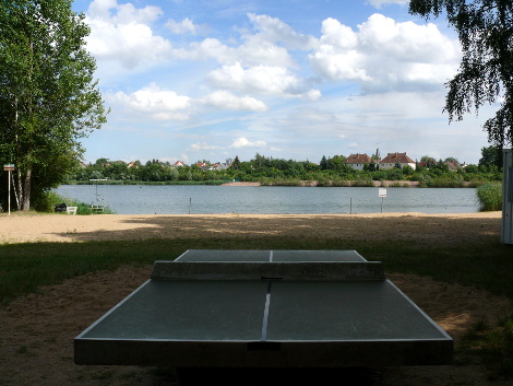 Heidebad Halle (Saale) - Tischtennisplatte