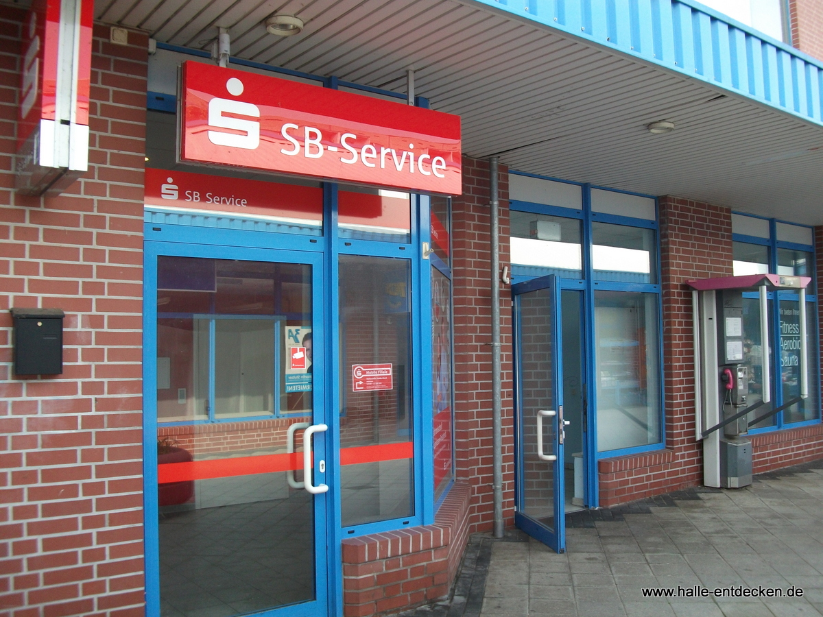 Geldautomat in der Heideringpassage, Heide-Nord, Halle (Saale)
