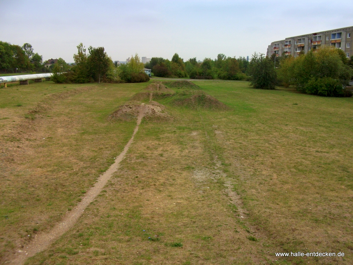 Crossstrecke in Heide-Nord, Halle (Saale) - Detailansicht