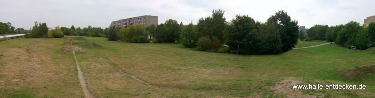 Crossstrecke in Heide-Nord, Halle (Saale) - Panorama