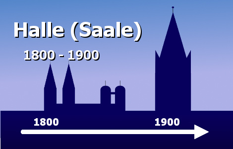 Chronik Halle (Saale): Die Jahre 1800 - 1900 in Halle (Saale)